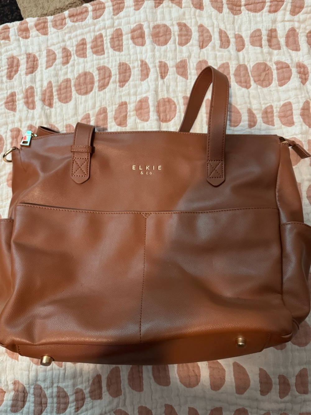 Elkie & co diaper bag